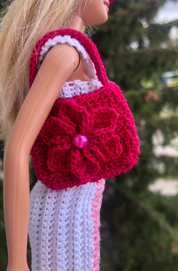 crochet doll purse
