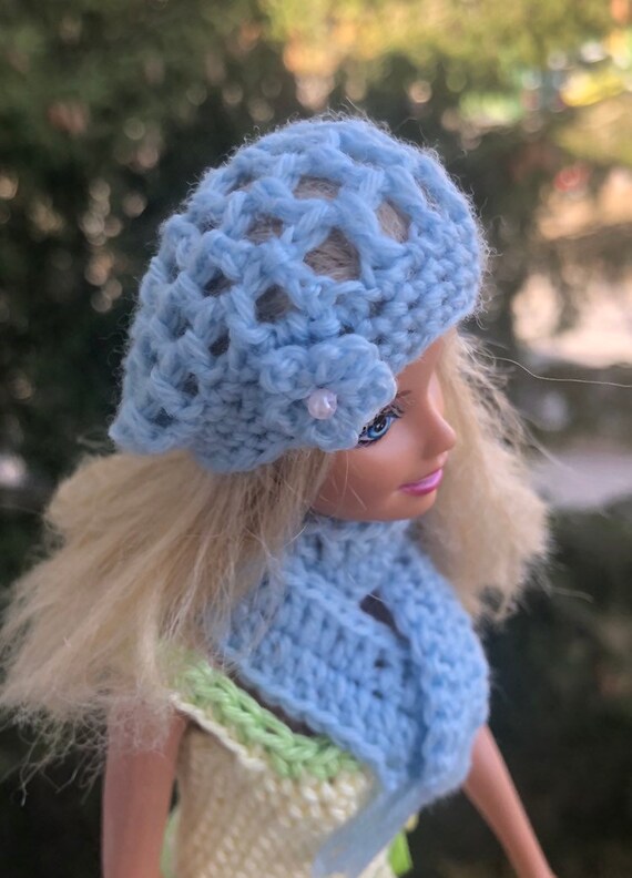 crochet doll hat