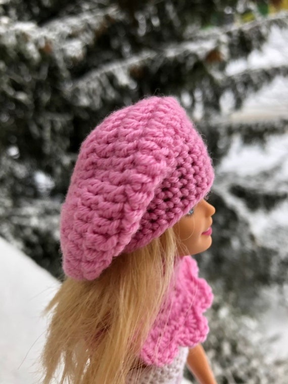 crochet doll hat