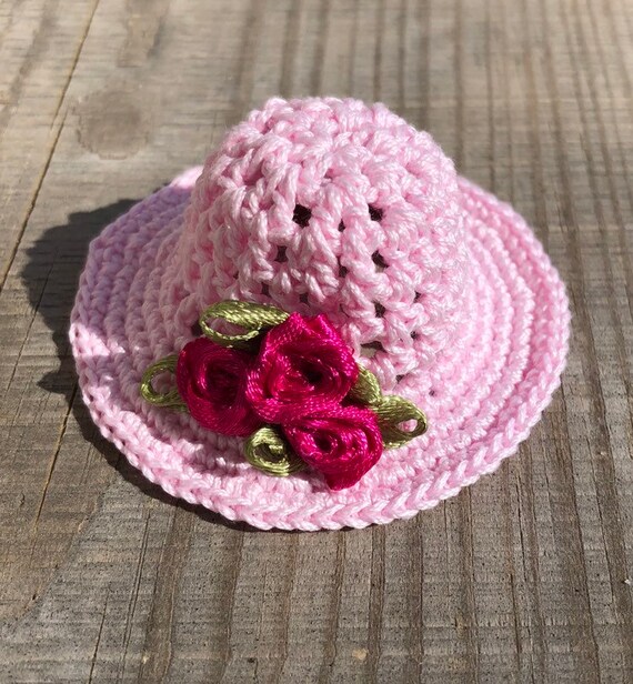 crochet doll hat