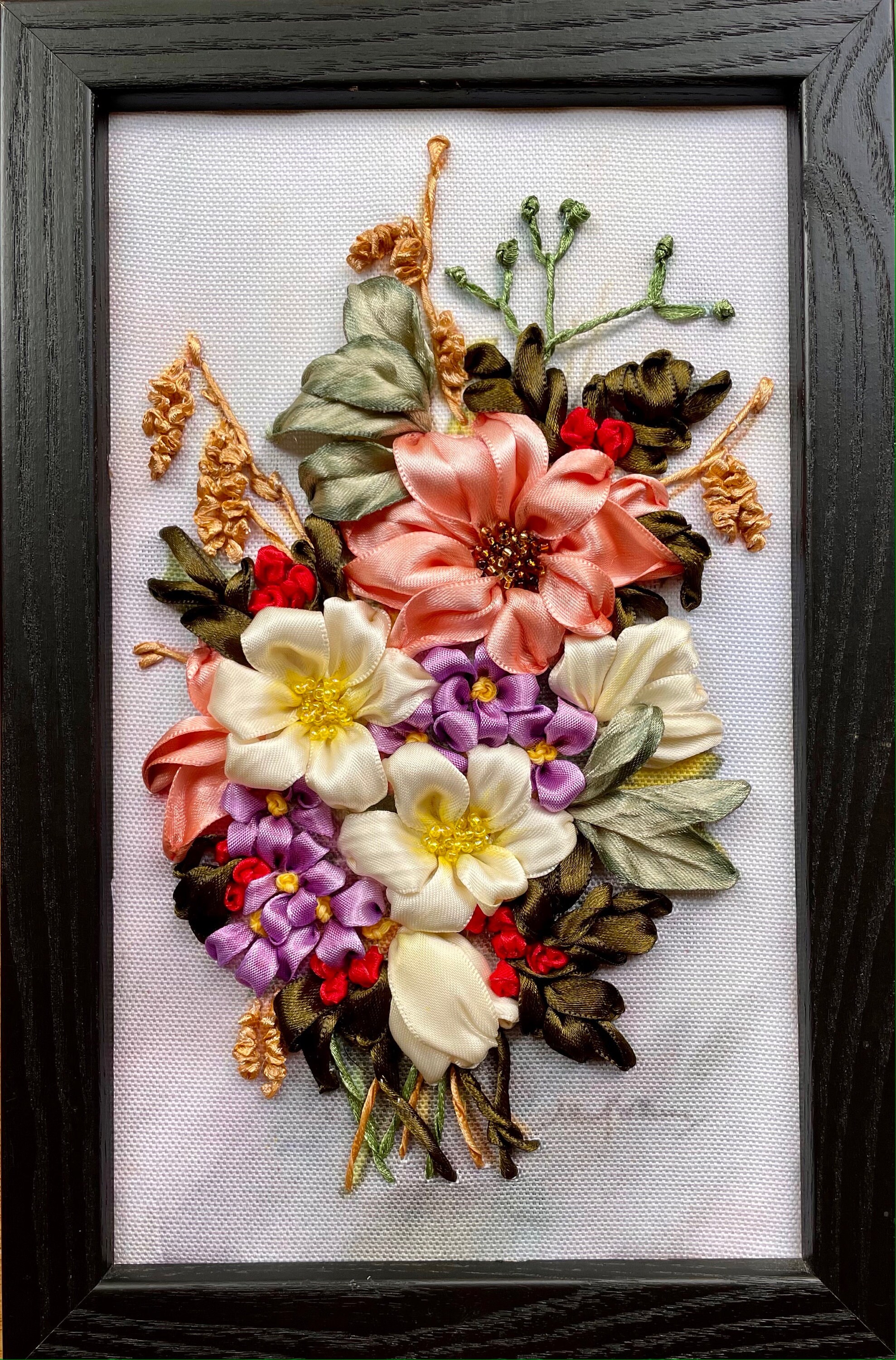 Buy Embroidered ribbon picture 'Morning bouquet online