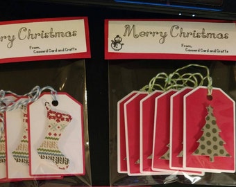 Festive and Bright Christmas gift tags