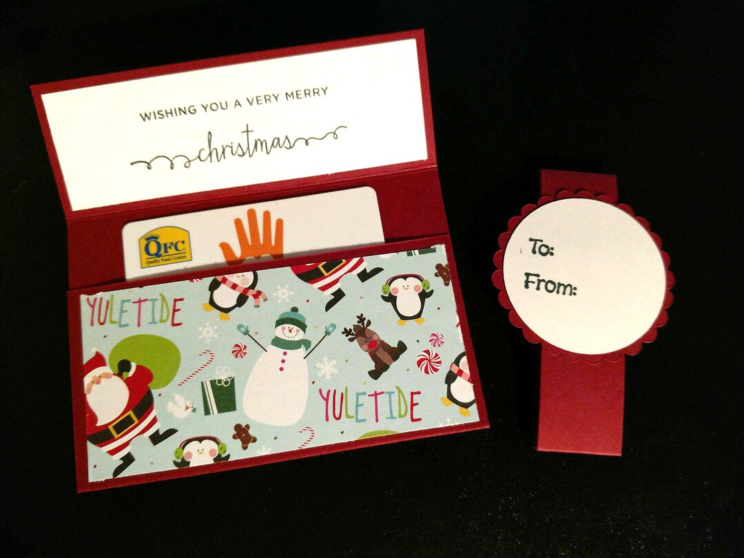Yuletide Gift Card Holder Etsy