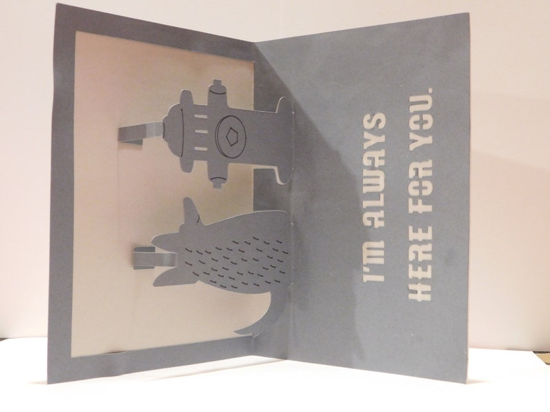 Support Greeting Card Pop Up 3D Etsy