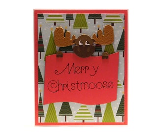 Merry Christmoose- Blank inside