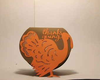 Turkey card, Thanksgiving card