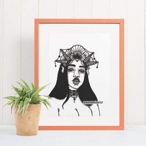 Mermaid - Art Print, Wall Art, Weird Art