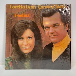 Loretta Lynn Conway Twitty Feelins&#39; 1973 LP Vinyl Record MCA Records MCA 2143