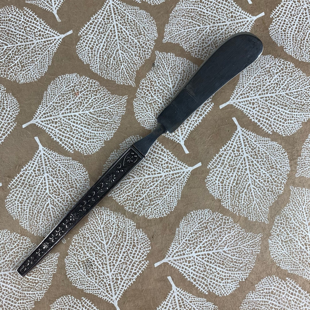 Vintage Riviera Cordova Master Butter Knife Etched Stainless Steel