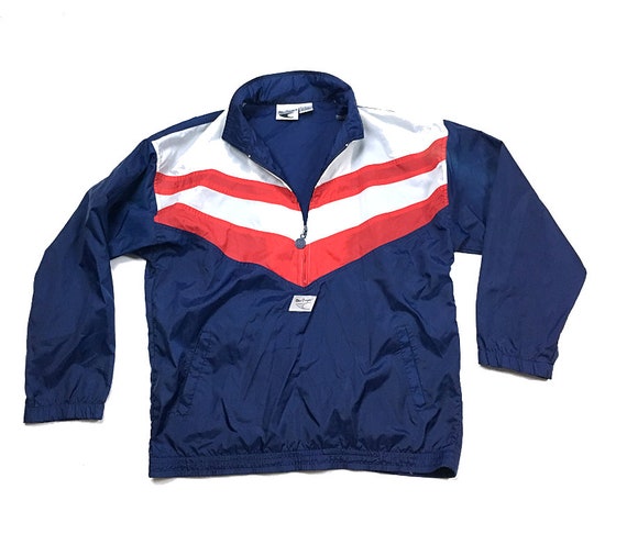 VTG MacGregor Red White Blue Half-Zip 