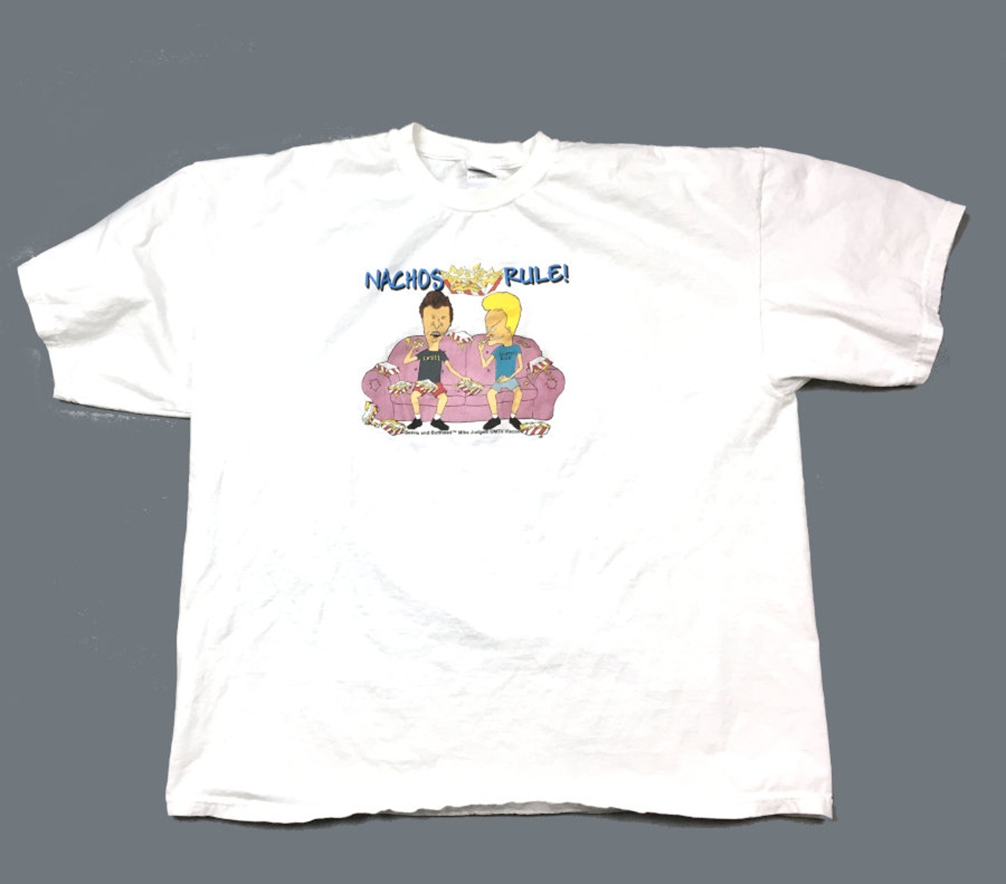 Discover VTG Beavis And Butt-Head Nachos Rule T-Shirt MTV 90s