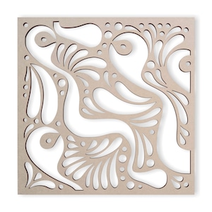 Wooden Floral Lattice - Mandala Wall Art for Home Decor, Wall Panels, Overlays, Trellis, Privacy Screens & Yard Decor
