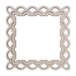 Wooden Decorative Frame, Wooden  Cutout, Wall Art, Home Decor, Wall Hanging, Unfinished and Available in Many Sizes