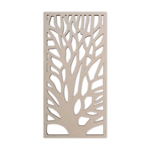 Wooden Tree of Life Lattice - Mandala Wall Art for Home Decor, Wall Panels, Overlays, Trellis, Privacy Screens & Yard Decor