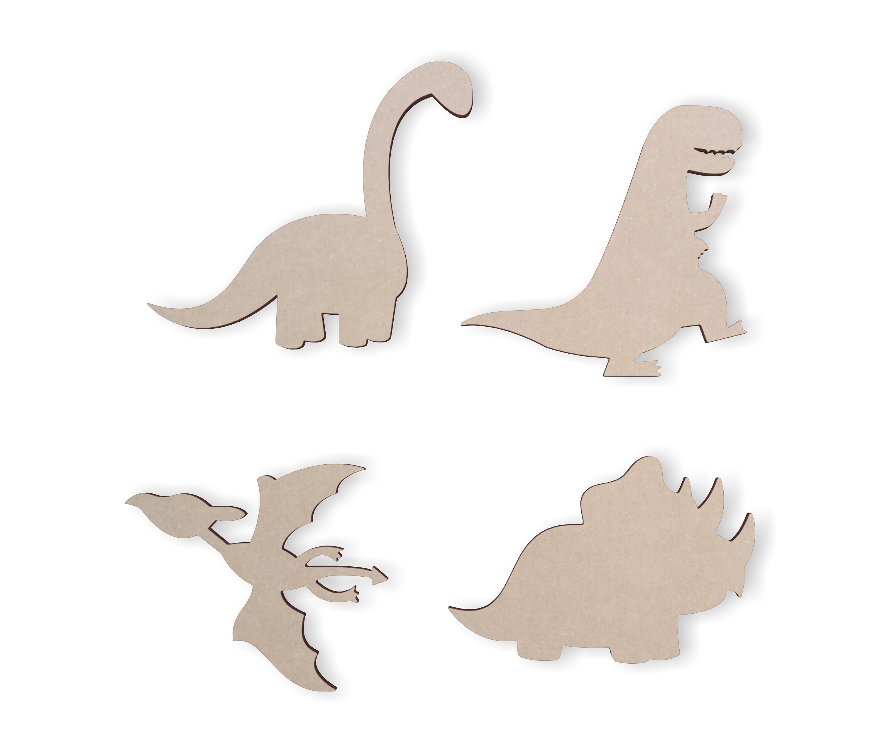 Cute Dinosaur Pterodactyl Pteranodon Flying Wood Shape Unfinished Piece  Cutout Craft DIY Projects - 4.70 Inch Size - 1/8 Inch Thick