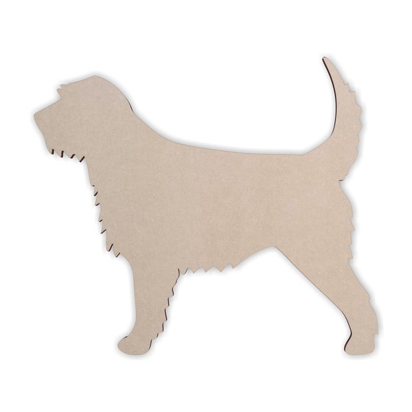 Wooden Dog Wall Art Silhouette Cutout - Otterhound- Gift for Pet Lover - Unfinished and Available 2 to 42 Inches