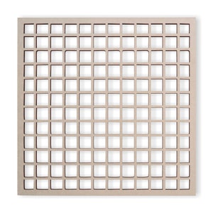 Wood Grid Style Lattice Fretwork - Mandala Wall Art for Home Decor, Wall Panels, Overlays, Trellis, Privacy Screens & Yard Decor