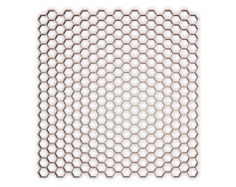 Wooden Honeycomb Wall Decor: Unfinished Wood Cutout, Many Sizes