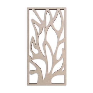 Wood Fire Pattern Lattice - Mandala Wall Art for Home Decor, Wall Panels, Overlays, Trellis, Privacy Screens & Yard Decor