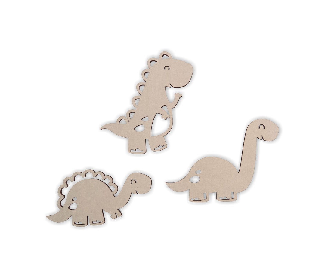 Wooden Dinosaurs Cutout 3 Pack Dinosaur Crafts Little Boy Room Idea