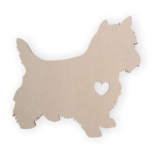Wooden Terrier, Dog Cutout, Dog Wall Art, Home Decor, Wall Hanging, Unfinished Ready to Paint