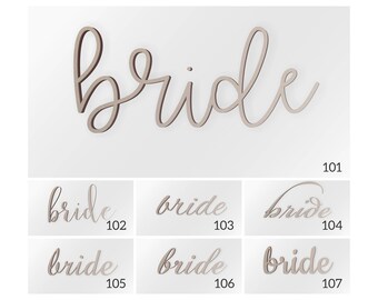 bride Large Sign, Bridal Shower Sign, Bridal Decor, Wooden Wall Sign