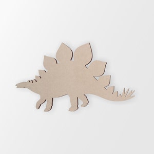 Stegosaurus Silhouette Wall Art , Unfinished and Available in Many Sizes Wide
