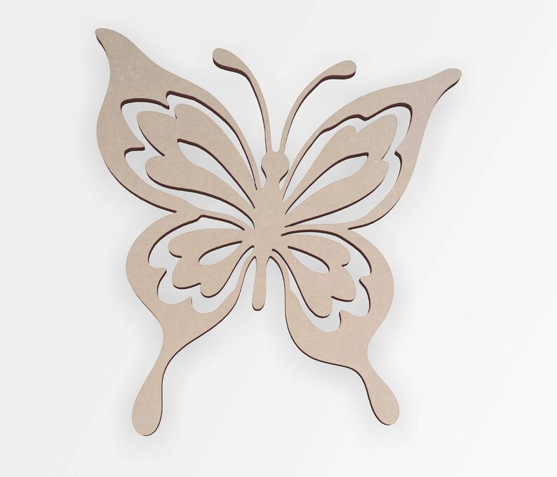 Butterfly Cutout Wooden Butterfly Cut Out Nursery Wall Art Etsy