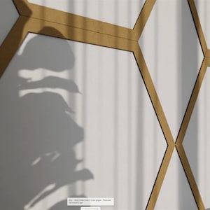 Honeycomb Laubsägearbeit Wandpaneele für Akzent Wände