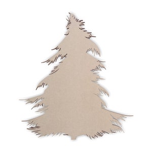 Wooden Christmas Tree Holiday Decor Christmas Tree Cutout Seasonal Wall Art