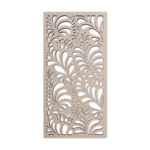 Wooden Flower Pattern Lattice - Home Decor Mandala Wall Art, Wall Panels, Overlays, Trellis, Privacy Screens & Yard Decor
