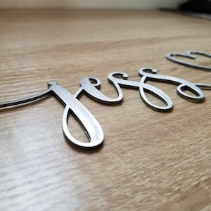 Personalized Wedding Gift Wall Art for Bridal Shower Engagement Anniversary - Couple Gifts I Heart You Metal Wall Art