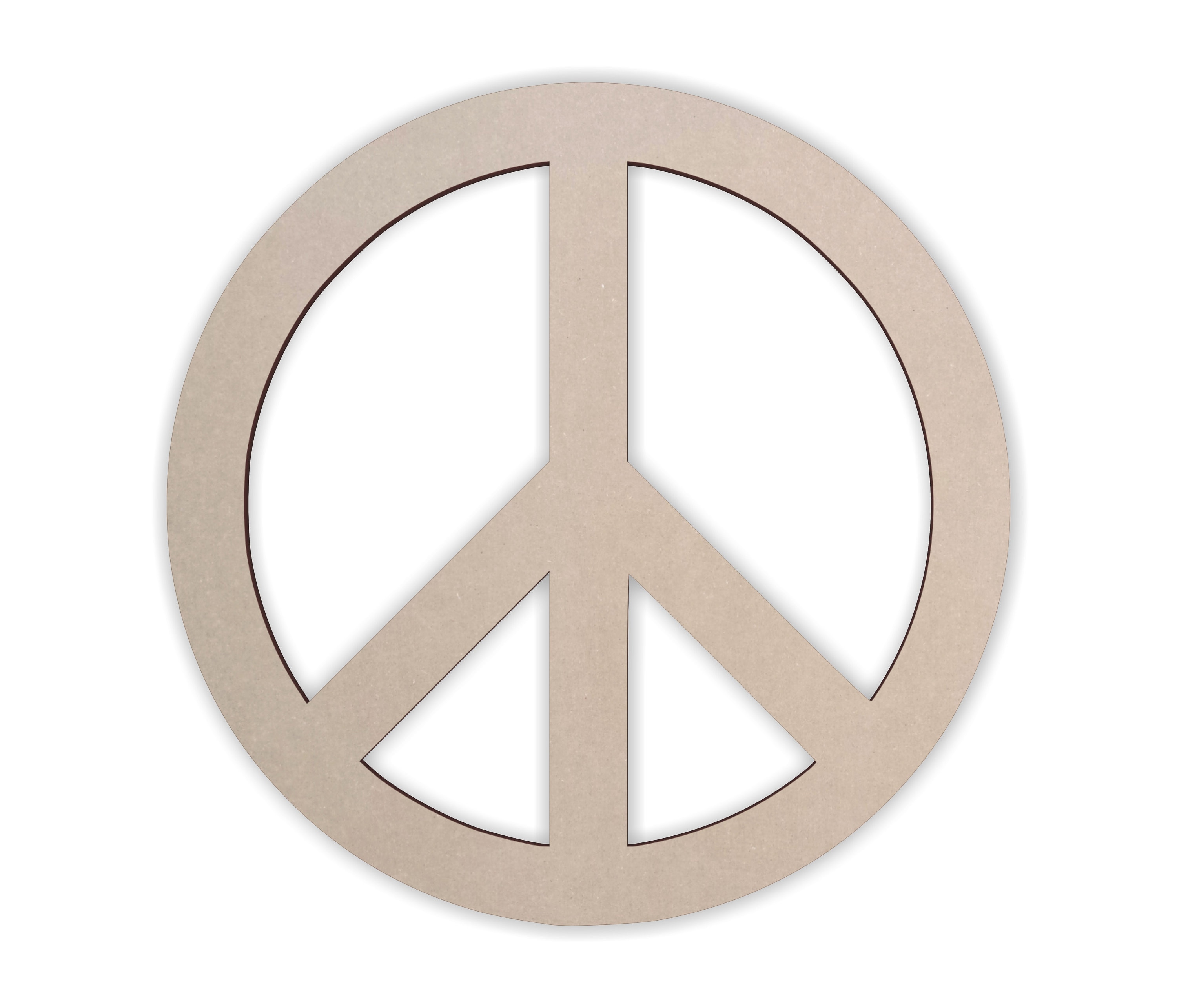 未完成の木製ピースサイン - DIYウォールアートデコレーション - Etsy 日本