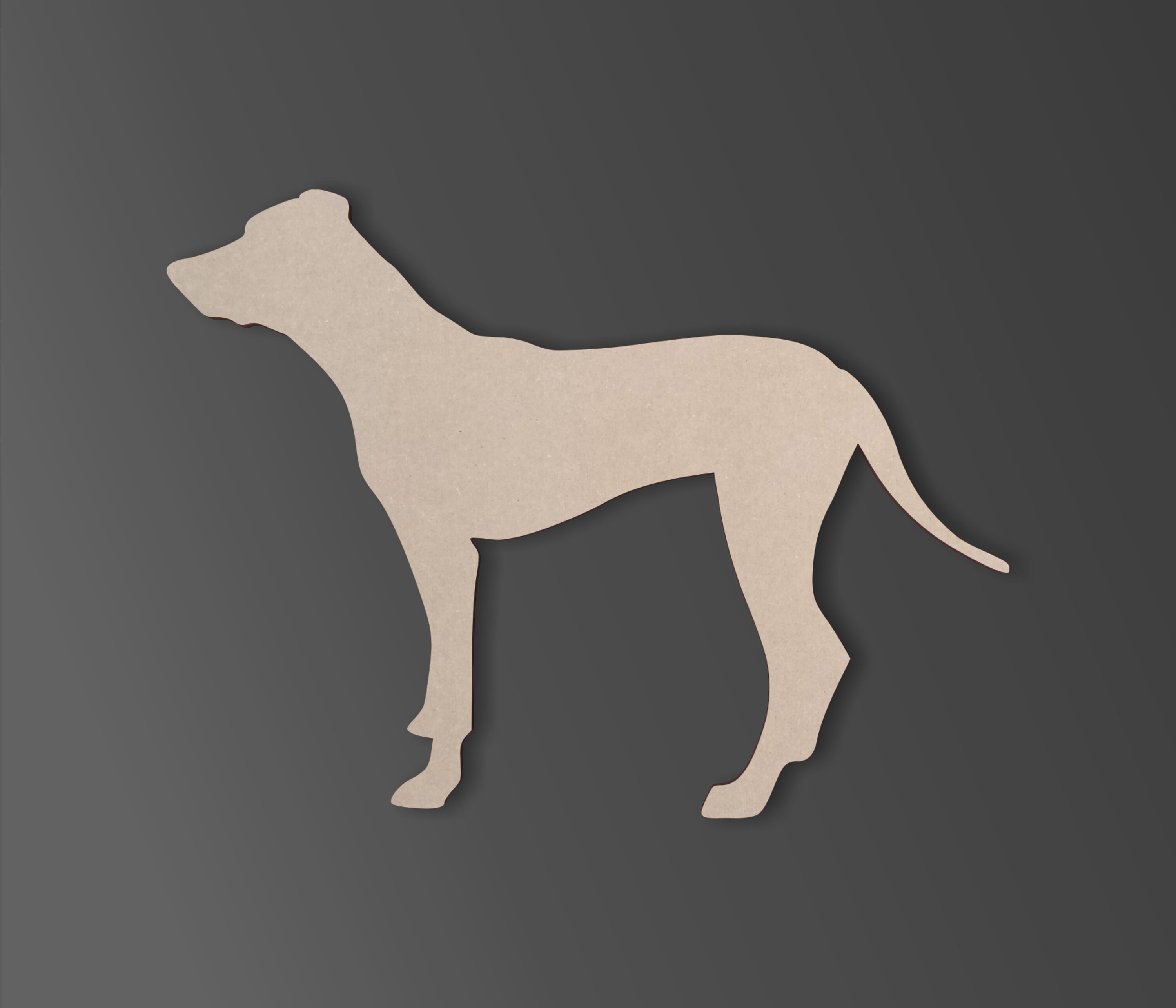 Wooden Dog Wall Art Silhouette Cutout Villano De Las Etsy