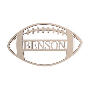 Football Gift, Football Decor, Football Team Gift, Football Award, Unfinished and Available from 4 to 36 Inches Wide
