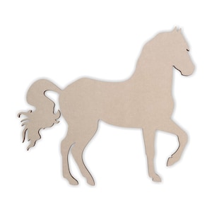Horse magestic, Wooden Shape- Wooden Cutout, Wall Art, Home Decor, Wall Hanging, Unfinished and Available in Many Sizes