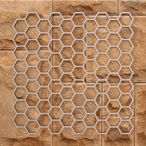 Wooden Honeycomb Wall Decor: Unfinished Wood Cutout, Many Sizes image 6