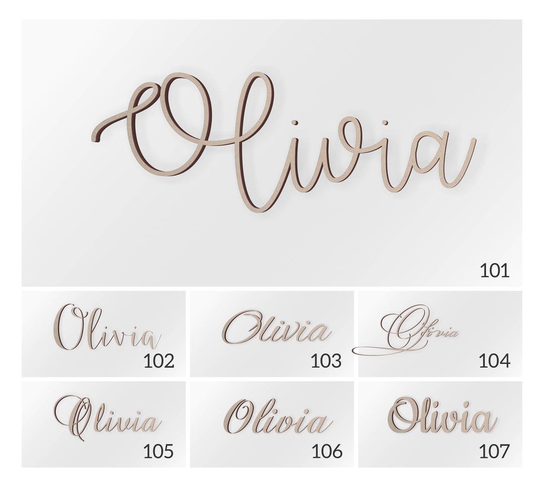 Personalized Name for Above Crib, Wooden Name Sign, Nursery Decor Wood, Nursery Letters, Connected Letters, Personalized Gifts, Baby shower