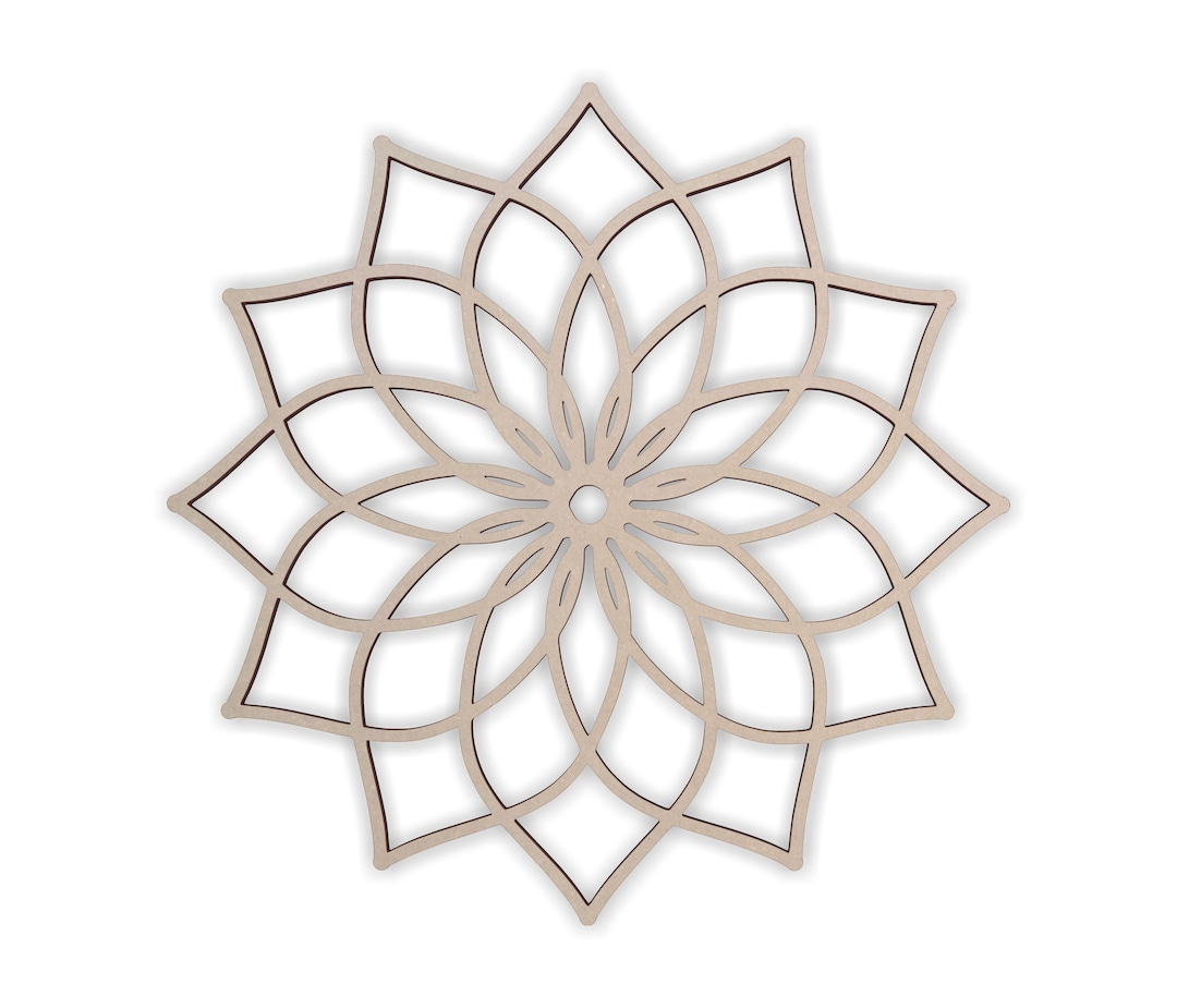 Wooden Floral Decor Wooden Cutout, Wall Art, Home Decor, Wall Hanging