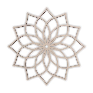 Wooden Floral Decor - Wooden  Cutout, Wall Art, Home Decor, Wall Hanging, Unfinished and Available in Many Sizes