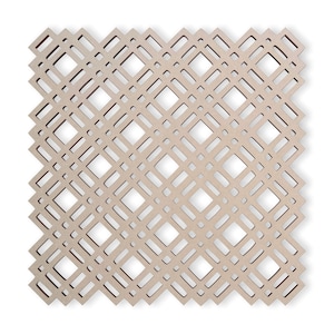 Holz Criss Cross Gitter Laubsägearbeit Panel - Mandala Wandkunst für Wohnkultur, Wandpaneele, Overlays, Rankgitter, Sichtschutz & Yard Decor