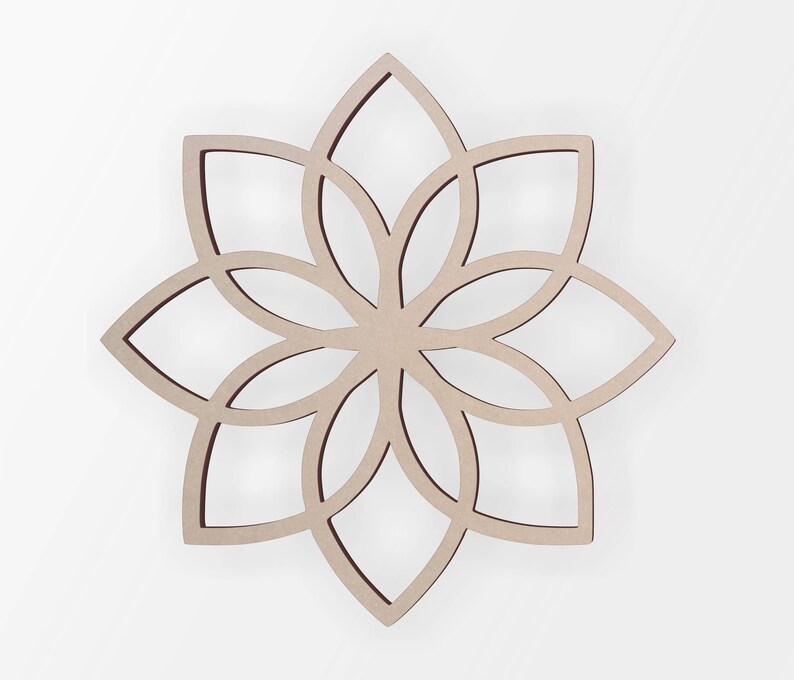 Wooden Floural Decor Wooden Cut Out Wall Art Home Decor Etsy