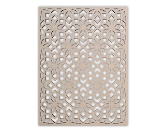 Wood Warwick Flower Lattice - Mandala Wall Art for Home Decor, Wall Panels, Overlays, Trellis, Privacy Screens & Yard Decor