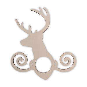 Deer Silhouette Name Sign - Cutout, Home Decor, Unfinished and Available in Many Sizes