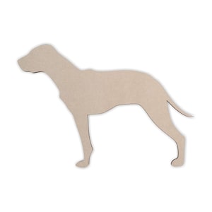 Wooden Dog Wall Art Silhouette Cutout - American Pitbull Terrier - Gift for Pet Lover - Unfinished and Available 2 to 42 Inches