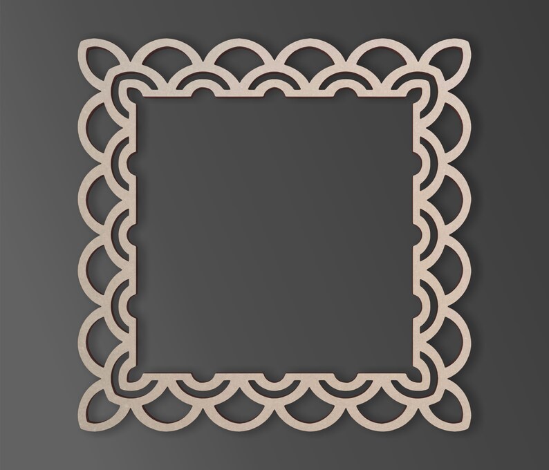 Wooden Decorative Frame Wooden Cutout Wall Art Home Decor Etsy