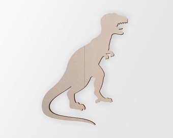 T-Rex Dinosaur Cutout - Cutout, Home Decor, Unfinished and Available in Many Sizes