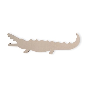 Alligator Wandkunst, unvollendet und in vielen Größen erhältlich