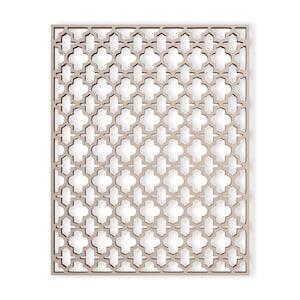 Wood Aztec Decor Fretwork Panel - Mandala Wall Art for Home Decor, Wall Panels, Overlays, Trellis, Privacy Screens & Yard Decor