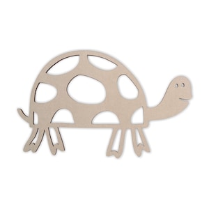 Wooden Shape Woodland Turtle, Wooden Cutout, Wall Art, Home Decor, Wall Hanging, Unfinished and Available in Many Sizes